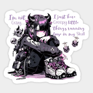 Goth Girls - e girl - Punk Girl Sticker